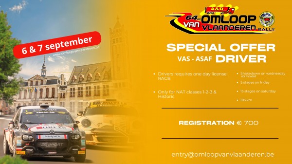 Special Offer VAS - ASAF drivers